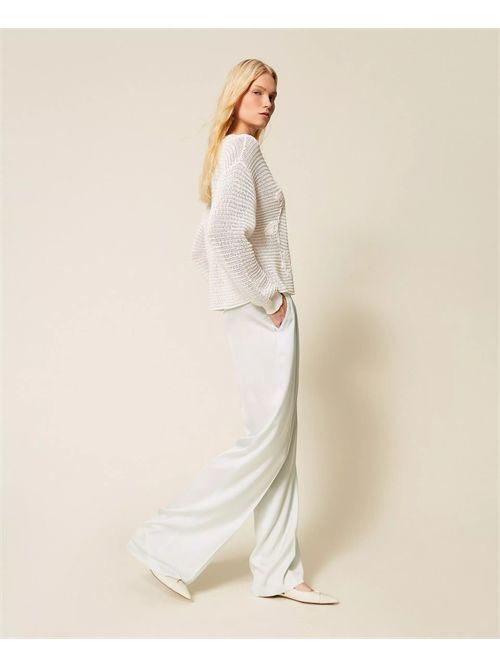 Pantaloni ampi in raso TWINSET | TP2391/13162